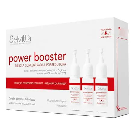 Mescla Concentrada Liporredutora Power Booster 24ml Fragrância Neutra