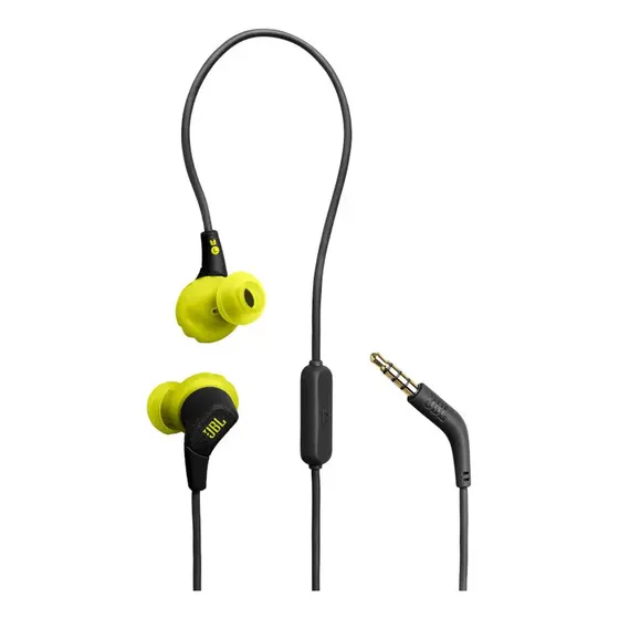 Fone De Ouvido Esportivo Jbl Endurance Run 3 P2 Ip65 - Preto Amarelo
