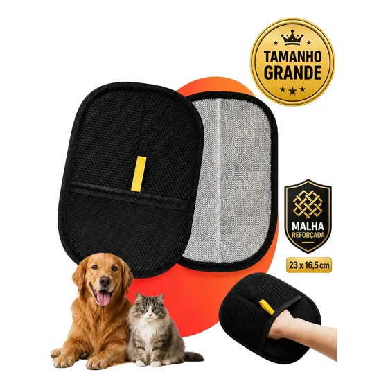 Luva Tira Pelos Pakeway para Cães e Gatos – Removedor Eletrostático de Sofás e Roupas - Pakeway