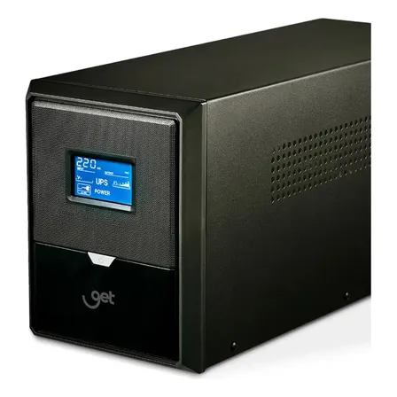 No Break Ups Get 2000 Va Bivolt 220/115v Ac 6 Tomadas Preto