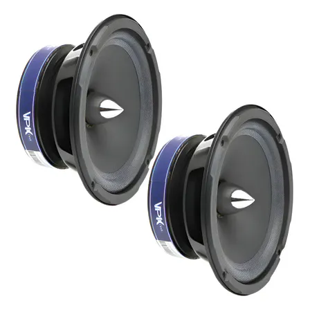 Par De Auto Falantes Qvs 6 Polegadas 600w Preto