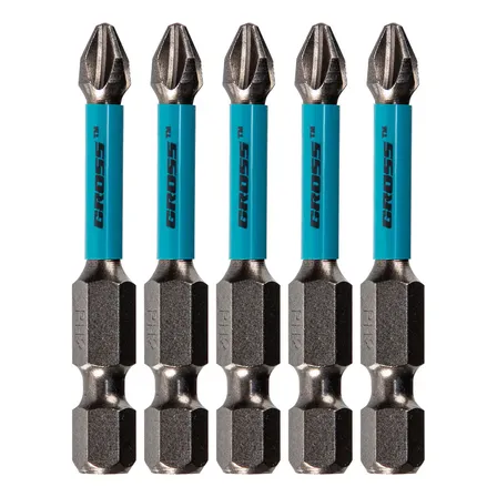 Bits Torcao Ph2 Para Ferramentas De Impacto 50mm 5pcs Gross