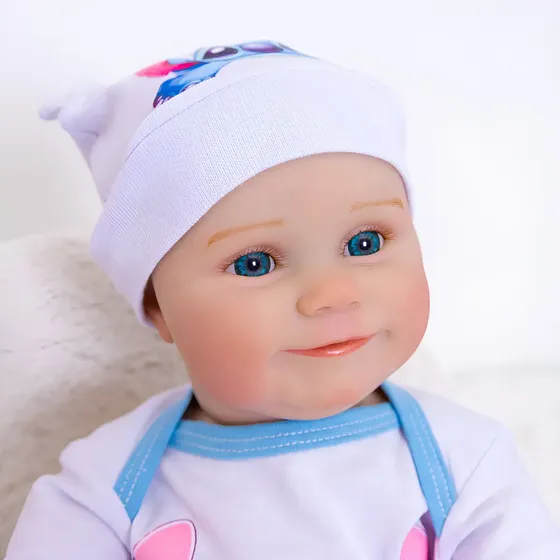 Boneca Bebê Reborn Menino Corpinho Silicone Stitch