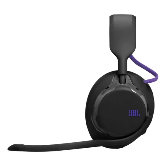 Headset Gamer Sem Fio Quantum 650 JBL Quantum Spatial Sound, Bluetooth 5.3, 45h de Bateria e Microfone Removível - Preto