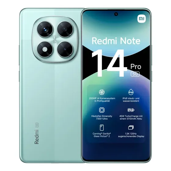 Xiaomi Redmi Note 14 Pro 5g 256gb/8gb Ram Dual Sim - Capa Verde