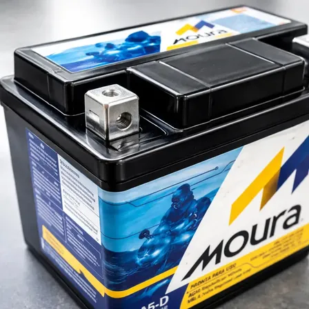 Bateria Moura Ma5-d 5 Ah 12v Selada Para Honda, Yamaha E Mais