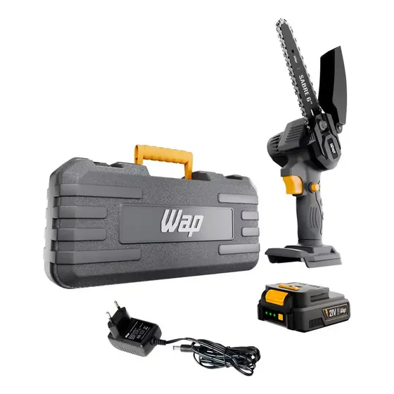 Motoserra De Poda Sabre 6 K21 S01 2000mah Wap Cinza Com Preto