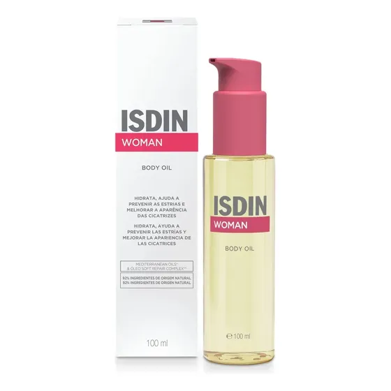 Óleo Corporal Isdin Woman, Hidratante com ISDIN Parfum e 100 mL