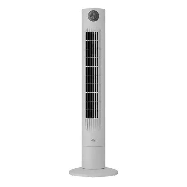 Ventilador Vertical Wap Air Breeze 3 Velocidades, Oscilação De 60° E Motor Silencioso 60w 127v 50/60hz Gelo