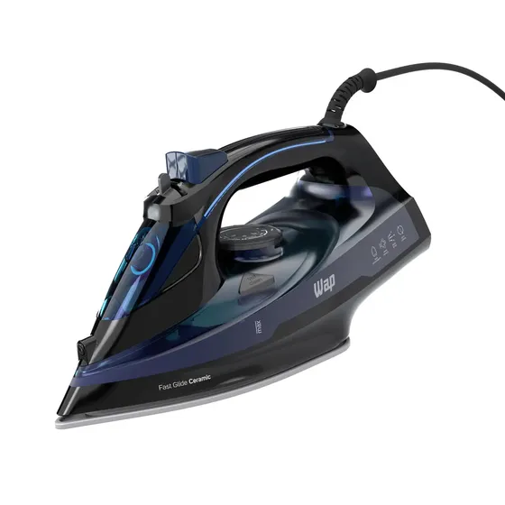 Ferro de Passar WAP FAST PASS WFP02 À Vapor e À Seco Aquece em 15 Segundos Vapor Vertical Base Fast Glide Ceramic 220V