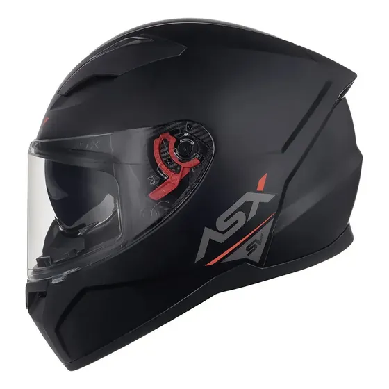Capacete Moto Asx City Solid Sv Visor Solar Cores Cor Preto Grafite Fosco Tamanho Do Capacete 62