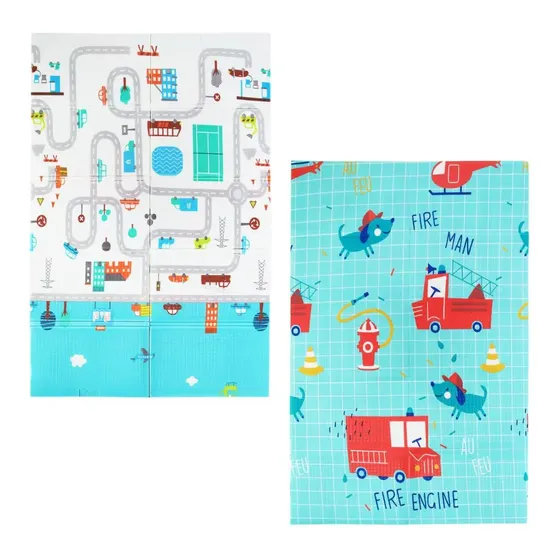 Tapete De Atividades Infantil Emborrachado Carro Maxi Baby