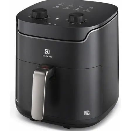 Fritadeira Elétrica Electrolux 5,6l 1400w Eaf40 Efficient 110v Tecnologia Air Cooking 360° Grafite Lançamento