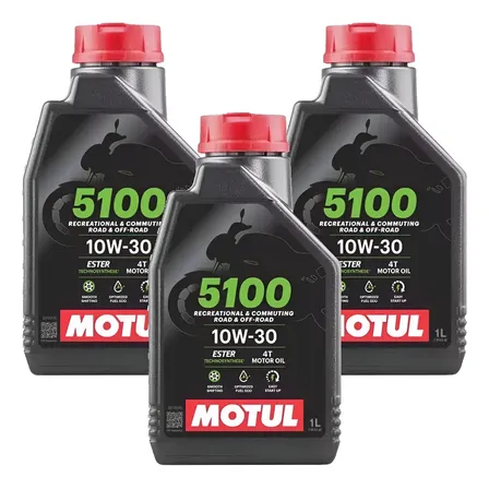 Kit Óleo Motul 5100 10w30 4t 3 Litros Motul