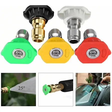 Kit 5 Bicos Engate Rápido Lavadora Alta Pressão Karcher Wap
