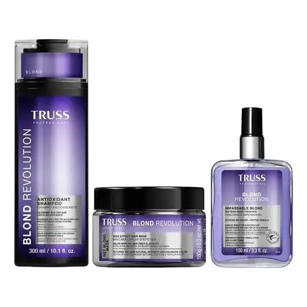 Kit Truss Blond Revolution - Shampoo + Máscara + Finalizador