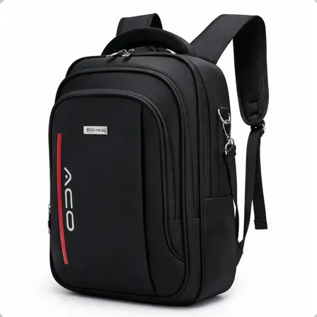Mochila Notebook 15.6 Masculina Feminina Impermeável Executiva Slim Alça De Ombro Removível Pequena 30l Bagear Preta Preto Liso