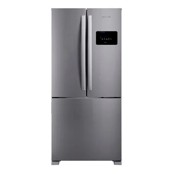 Geladeira Bro85mk 559L Frost Free French Door Brastemp Inox