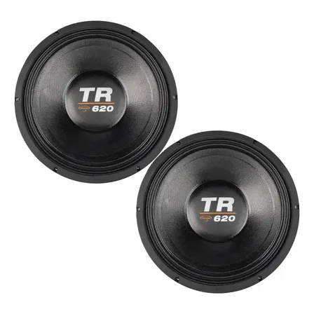 Par Tr 620 Alto Falante Woofer Triton 12 620w Rms 4 Ohms Preto
