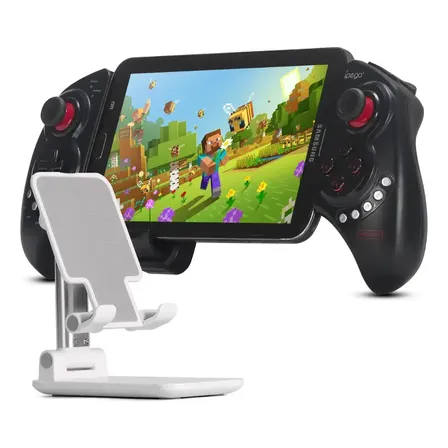 Controle Ipega Gamepad Para Tablet Celular Bluetooth Ps3 Ps4 Preto