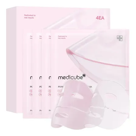 Máscaras Medicube Pdrn Pink Collagen Gel 4 Unidades De 28g Todo Tipo De Pele