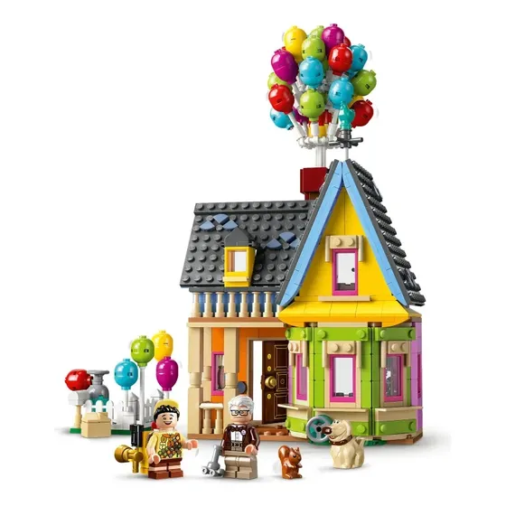 LEGO 43217 Casa de Altas Aventuras com Personagens Carl, Russell e Dug Colecionável Disney Pixar