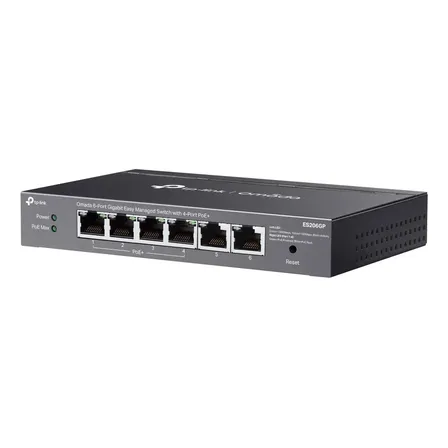 Switch Agile 6p Gigabit E 4 Portas Poe+ Es206gp Tp-link
