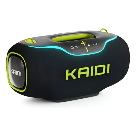 Caixa Som Bluetooth 350w Tws Potente Ipx6 Portátil Kaidi 888 Preto 127/220v