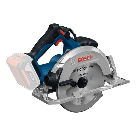 Serra circular sem fio Bosch Gks 68-2 sem bateria azul