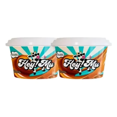 Kit 2 Doce De Leite 250g Zero Açúcar Fit Crossfit - Hey! Mu