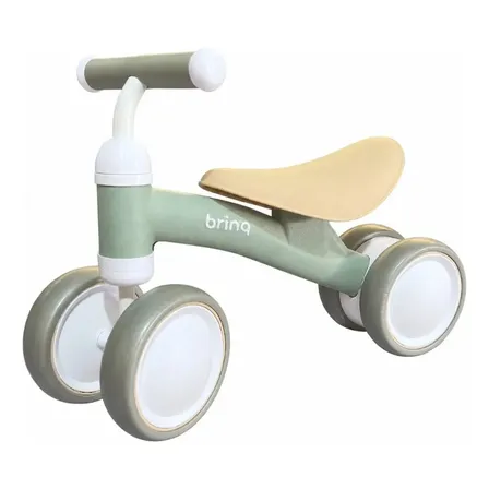Bicicleta Equilíbrio Sem Pedal Andador Infantil Verde-claro