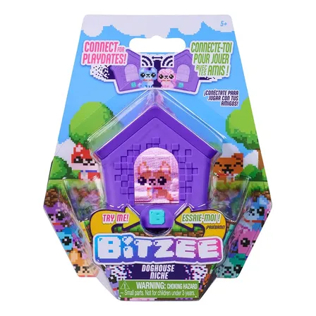 Bitzee - Pet Virtual Casinha Do Cachorro E Amigos Lilás