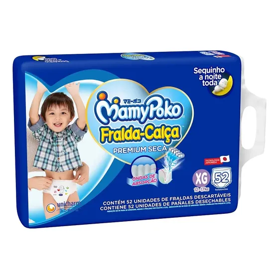 Fralda Calça Mamypoko Giga Xg 52 Unidades