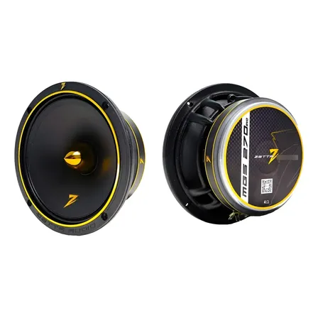 Par De Alto Falante 6 270w 4ohms Zetta Audio 540w Par Preto
