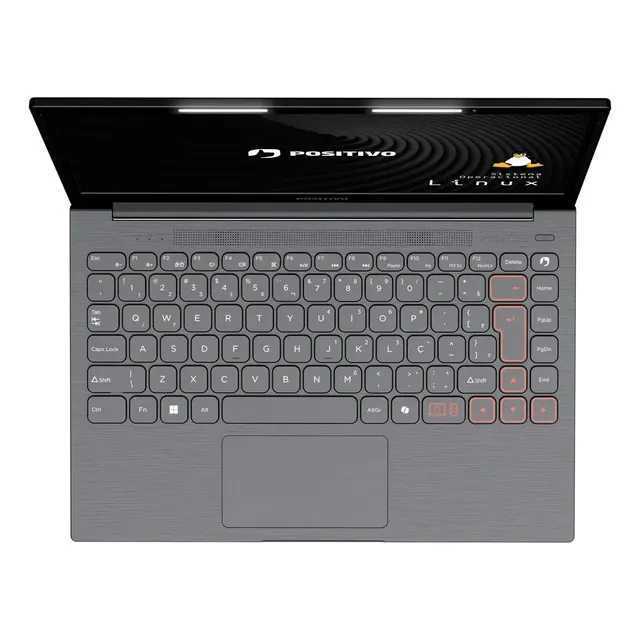 Notebook Positivo Vision C14 Intel Celeron 8gb Ram 128gb Emmc Hd 14 Antirreflexo Linux Cinza