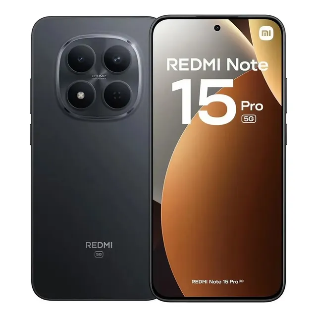 Xiaomi Redmi Note 15 Pro 5g Dual Sim 256gb 8gb Ram Global Preto