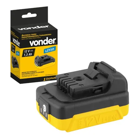 Bateria Para Parafusade 12v Íons Lítio Para Pfv120 Vonder