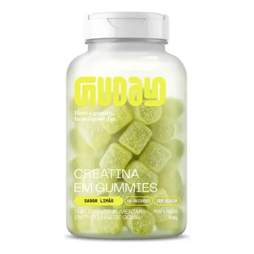 Suplemento En Gomas Guday Creatina Sabor Limão X 380g