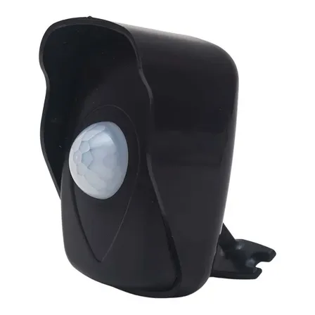 Sensor Presença C/ Fotocélula Qa26m Bivolt Ip65 Prova D´água Preto