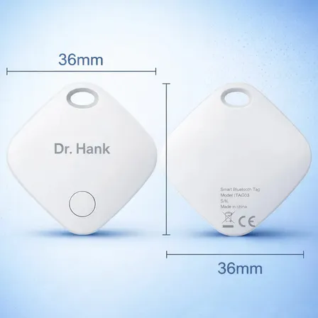 Mini Localizador Rastredor Smart Tag Gps Cor Branco Dr Hank Compatível Com iPhone Apple