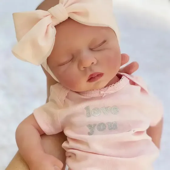 Brastoy Boneca Bebê Reborn Silicone Sólido 48cm Girl Macio Ao Toque -ig529