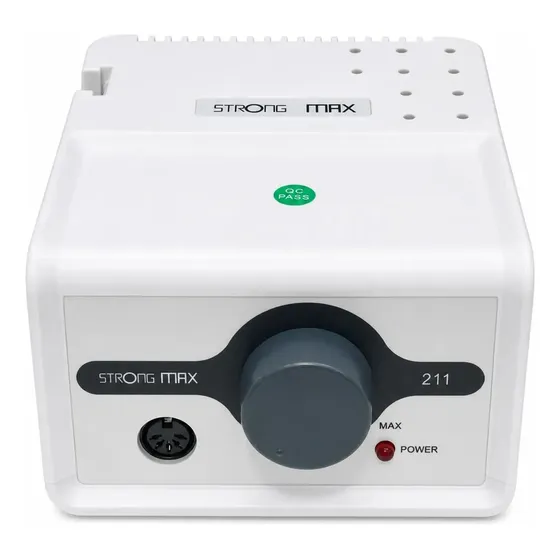 Lixadeira Profissional Motor Strong 211 Manicure Podólogo Branco