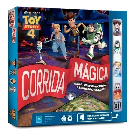 Jogo De Tabuleiro Corrida Mágica Toy Story 4 - Copag