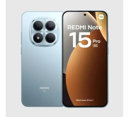 Smartphone Xiaomi Redmi Note 15 Pro 5g 256gb 8gb Ram Amoled 6.83 120hz Azul