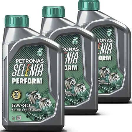 Kit 3 Litros De Oleo Petronas Selenia Perform 5w30 Sintetico