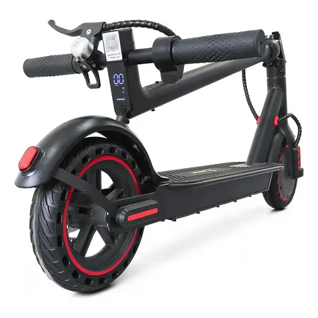 Patinete Scooter Elétrico Dobráve Premium 500w Cap 140kg C/app Pneu Aderente Velocidade Máxima 32km/h Até 30km Preto