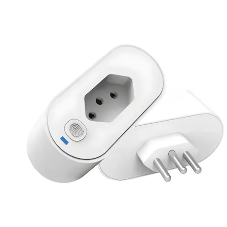 Tomada Inteligente Wi-fi Homefy 16a 2300w Bivolt Monitor De Consumo Compatível Alexa Google Tuya