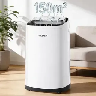 Desumidificador Ar 25L/dia Antimofo P/ 200m2 Compressor Yesop