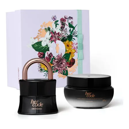Kit Mães Her Code O Boticário Tradicional Feminino 50ml