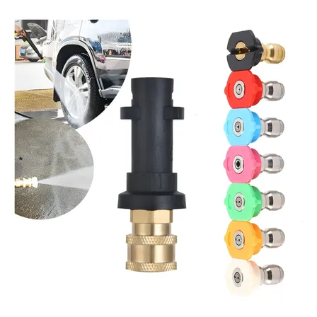 Adaptador Engate Rápido Lavadora Alta Karcher+ 7 * Bicos